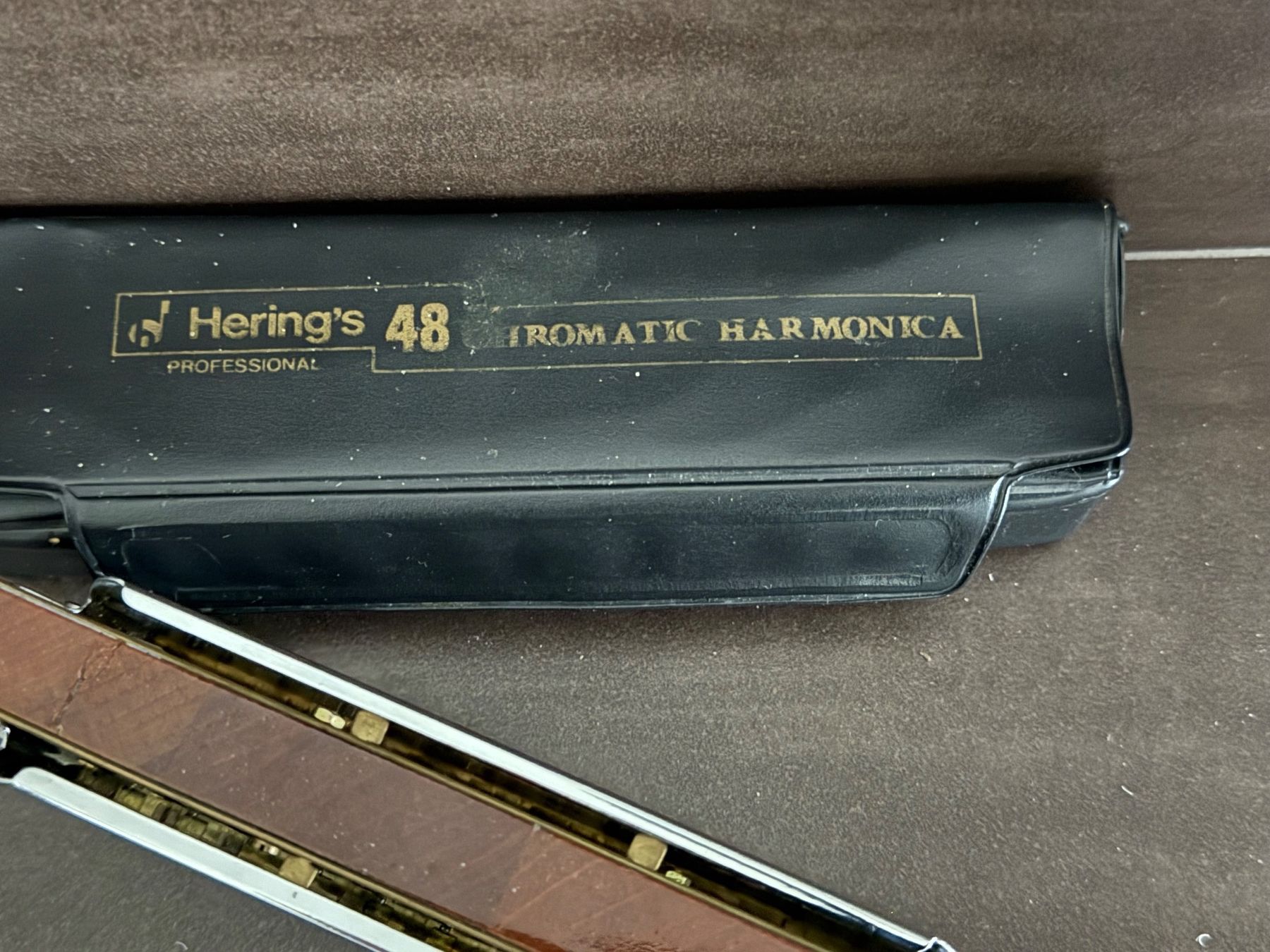 Hohner Strumenti musicali: 2er Set M. Hohner Mundharmonika Chromatica, Echo Vintage – Usato da Hellbühl venduto da Rodgers67 5