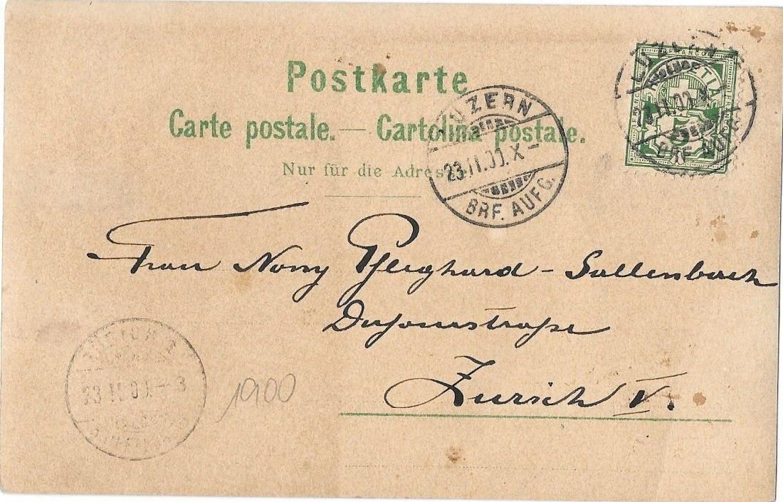 Cartoline postali: Luzern Fritschipaar – Usato da Olten venduto da clotaldi 1
