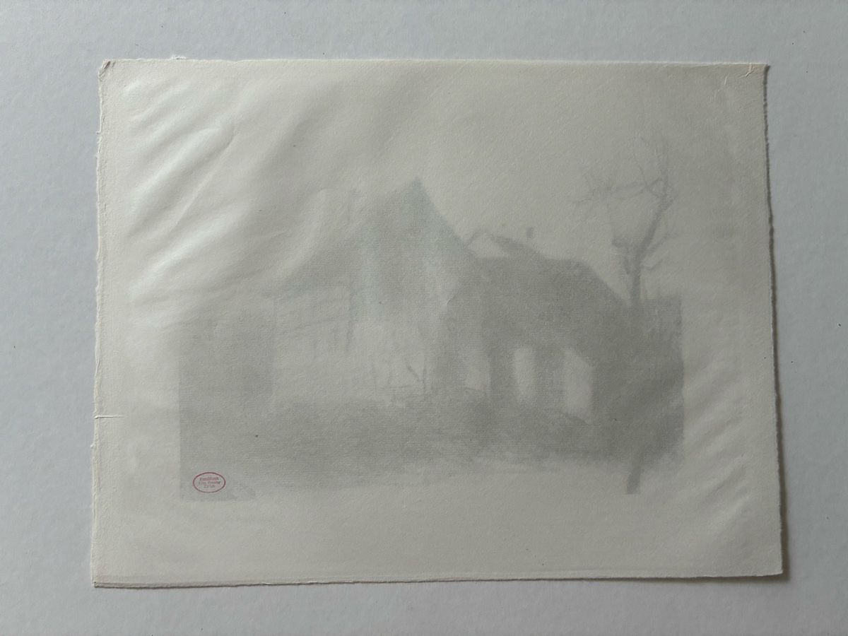 Arts picturaux & lithographies: Hans Wullschleger, limitierte Lithographie – D'occasion à Zürich par 718zzQk99 5