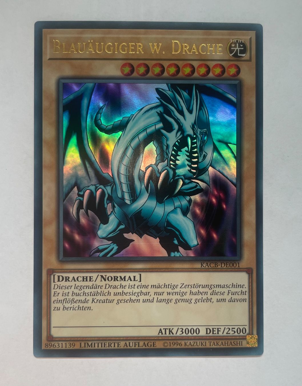 Yugioh Carte collezionabili: YuGiOh Blauäugiger w. Drache – Usato da Altstätten SG venduto da ChangeMaker