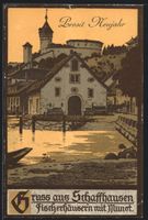 Schaffhausen, Fischerhäuser mit Munot