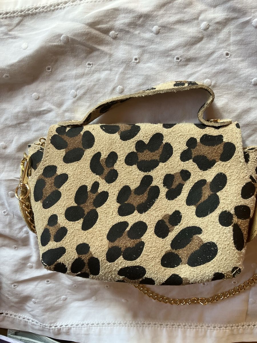 Borse da donna: Umhaengetaeschchen echt Leder Leopardenprint – Nuovo (secondo la descrizione) da Bassersdorf venduto da groovygremlin 1