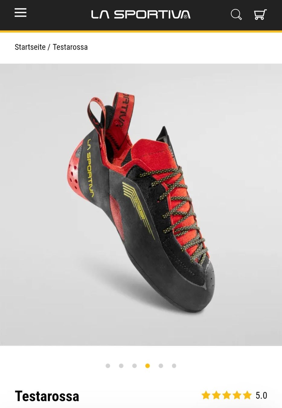 La Sportiva Herrenschuhe: La Sportiva Testarossa Kletterschuhe – Neu und originalverpackt aus Zürich von emanbaumi 4