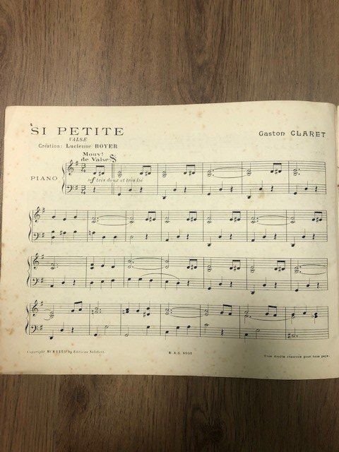 Strumenti musicali: Musikheft antik `mes succès` – Usato da Brügg BE venduto da rutschimedizin 1