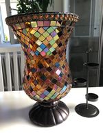 Mosaik Deko-Set, Lampe, Vase, Spiegel, von PartyLite