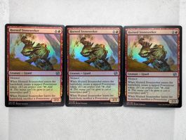 3x Horned Stoneseeker Foil - Magic Karten