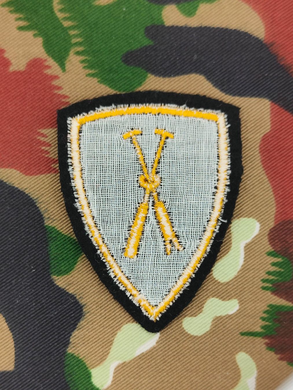 Schweizer Armee Uniformi: Funktionsabzeichen Pontonier Ord. 1949 – Usato da Bauma venduto da SwissMilitaria 1