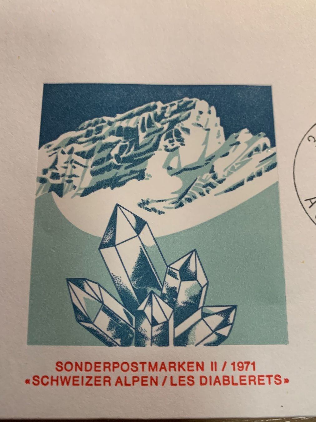 Tous les timbres: Ersttagsbrief Schweizer Alpen 1971 Les Diablerets – D'occasion à Ibach par lisch3 1