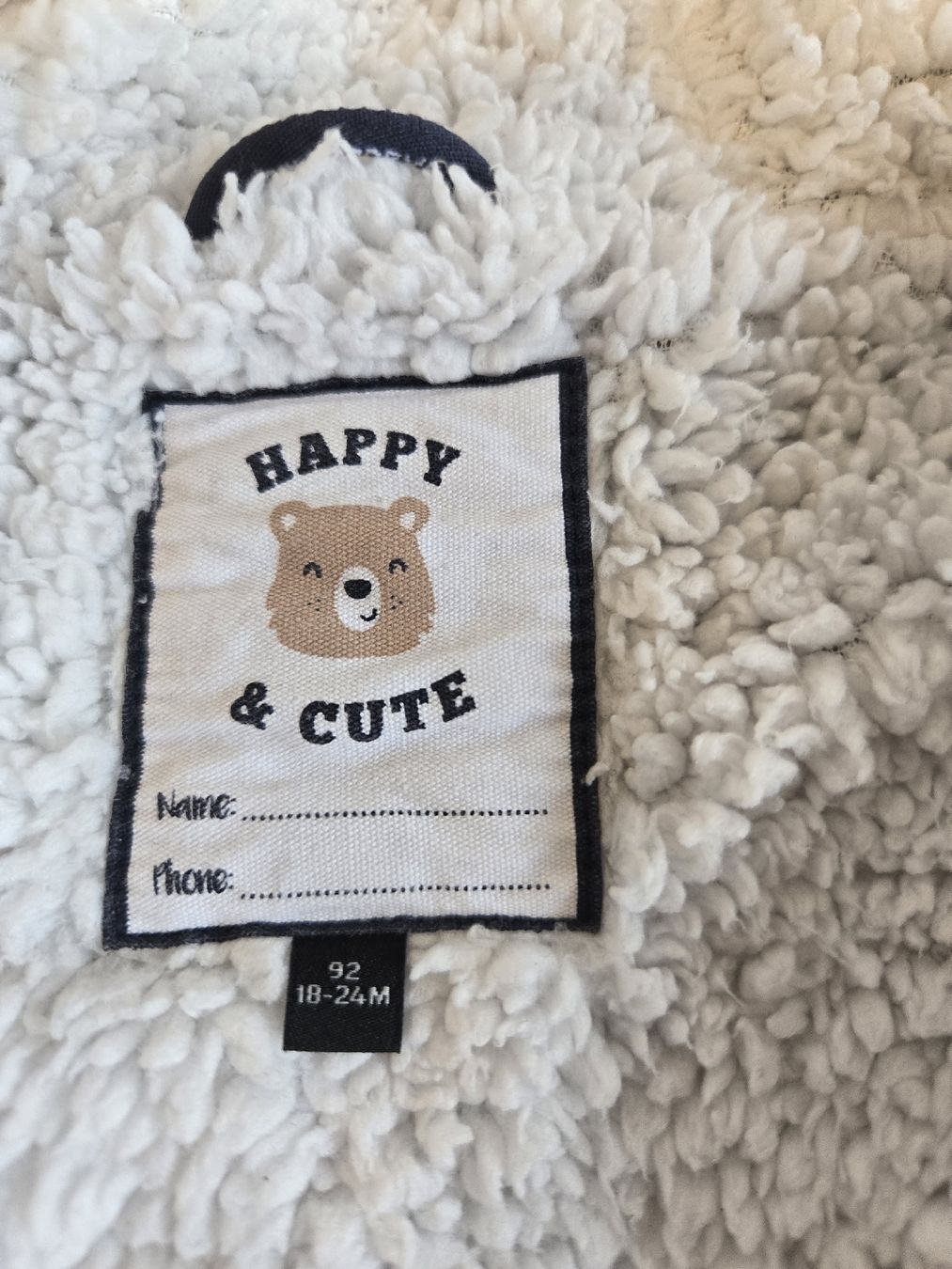 C&A Giacche & Cappotti: Happy&Cute Strickjacke mit Teddyfutter, Gr. 92 – Usato da Zürich venduto da san_2m5w 2