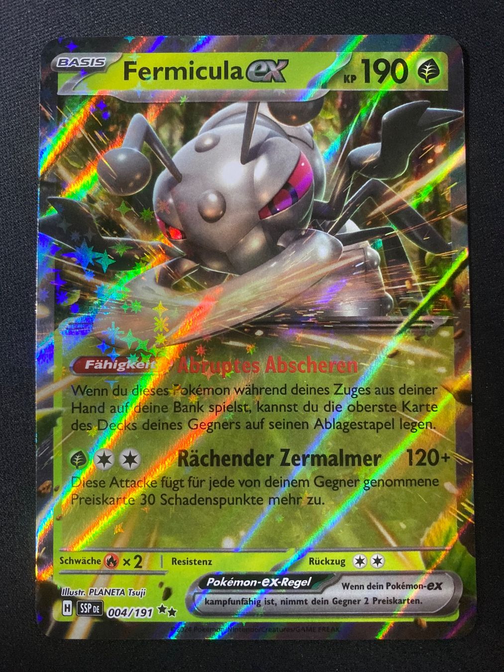 Pokémon Carte collezionabili: Fermicula ex 4 - Durant ex - Surging Sparks - DE – Nuovo (secondo la descrizione) da Hausen AG venduto da Shrade
