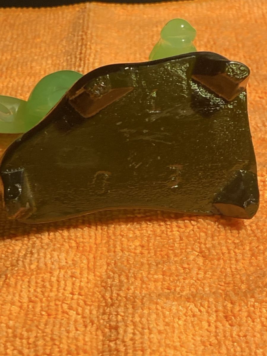 Figuren: Une paire de chevaux en verre chinois – Gebraucht aus Bevaix von Dominixx52 7