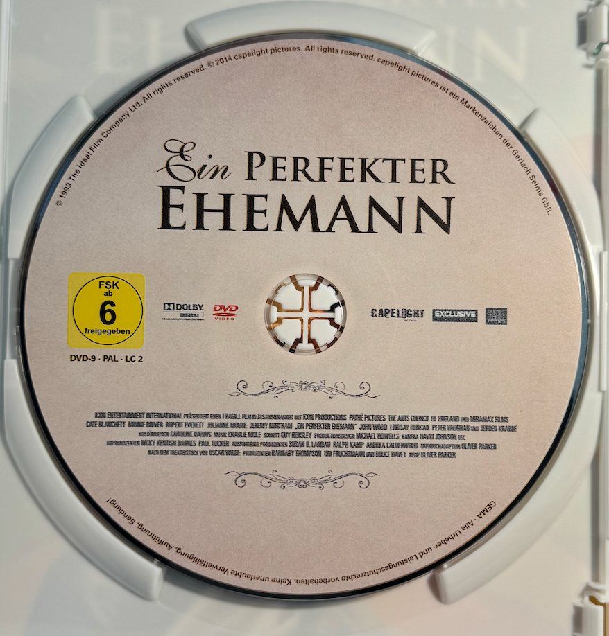 Alle DVDs: DVD EIN PERFEKTER EHEMANN - CATE BLANCHETT MINNIE DRIVER – Gebraucht aus Wisen von gigisna 1