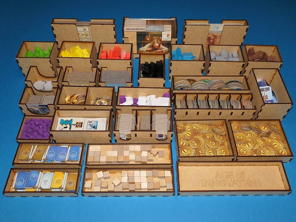 Giochi: Brettspiel Insert - Age of Innovation – Nuovo e nell'imballaggio originale da Brunnen venduto da ronnyvorbrodt 1