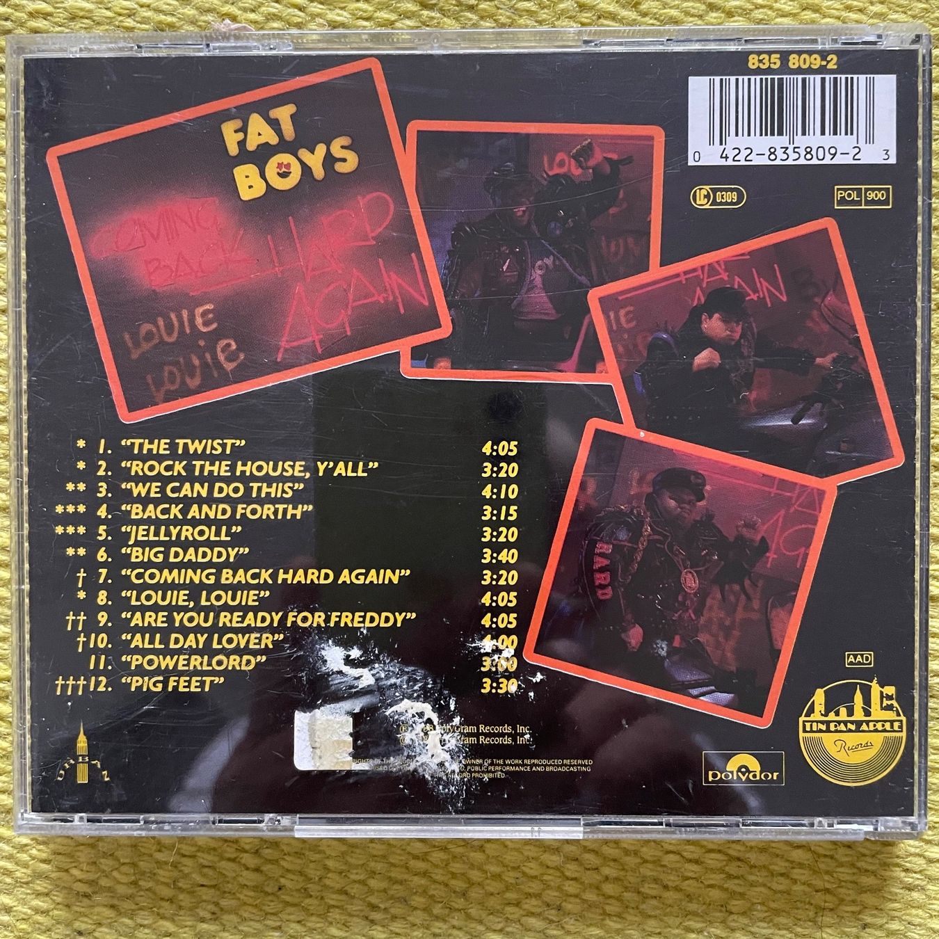 CD: FAT BOYS-COMING BACK HARD AGAIN – Usato da Rorschacherberg venduto da CD-Roli 1