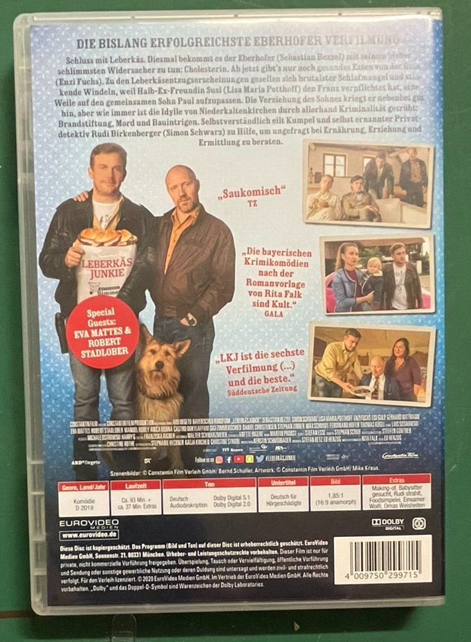 Tutti i DVDs: DVD: Ein Eberhoferkrimi LEBERKÄS JUNKIE – Nuovo (secondo la descrizione) da Frenkendorf venduto da Yard-Sale-2000 1