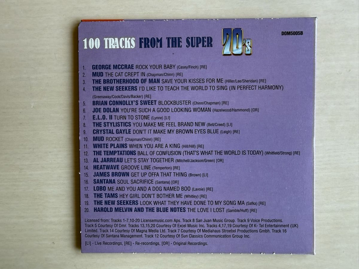 CD: 5 CD 100 Tracks Super 70s Compilation Vol. 1 – Usato da Oberried Brienz venduto da Chyara 4