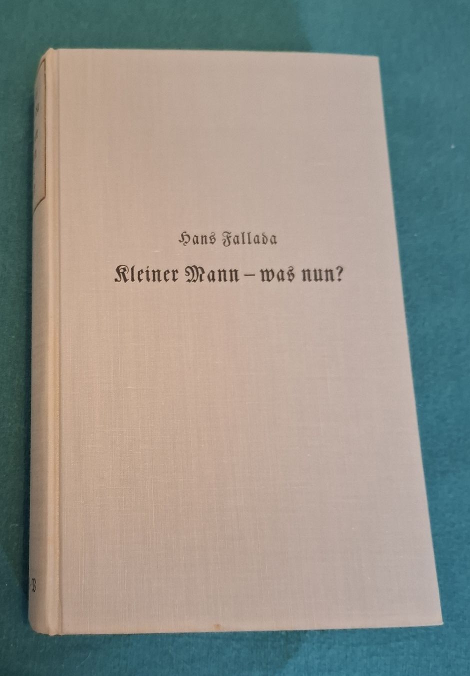 Bücher: Hans Fallada: Kleiner Mann - was nun? (1933) – Gebraucht aus Zürich von apf_b8zl 5