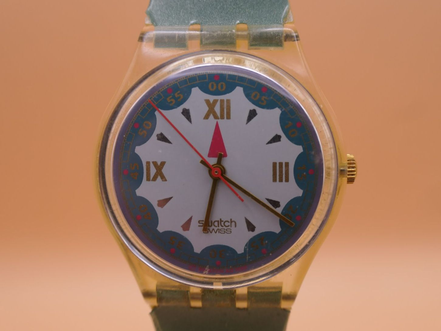 Swatch Uhren: Swatch Gent "SPADES" GK152, neue Batterie – Gebraucht aus Thun von CHRONOTIKA