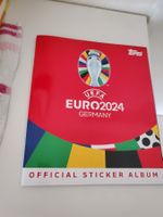 UEFA EURO2024 Sticker Album Heft inkl. 2 Fussballer Bilder