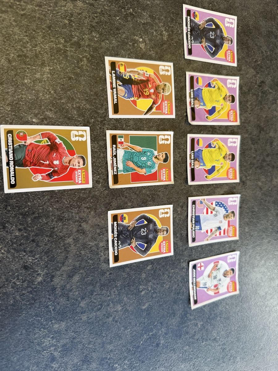 Panini Sammelbilder & Trading cards: 9 diverse Extra Sticker 5 Regular 3 Bronze 1 Gold – Neu (gemäss Beschreibung) aus Thayngen von ricarda82 9