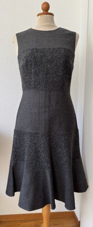 Robe Fabrizio Lenzi, gris anthracite, taille 34