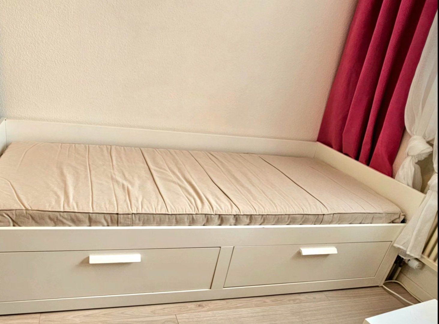 Ikea Letti: BRIMNES Bett  + Matratze – Usato da Regensdorf venduto da Nati8