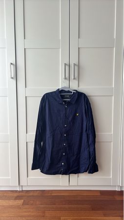 Lyle & Scott Hemd dunkelblau Grösse XXL wenig getragen