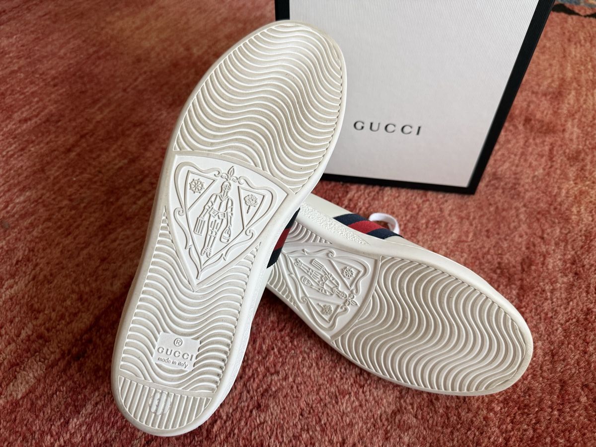 Gucci Scarpe da donna: Gucci Ace Damen-Sneaker Grösse 39 – Nuovo (secondo la descrizione) da Oberwil (Dägerlen) venduto da Banana578 3