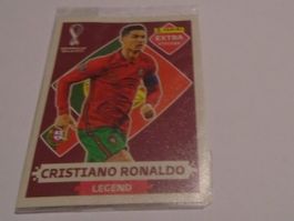 1 Cristiano Ronaldo EXTRA Sticker Panini Qatar WM 22