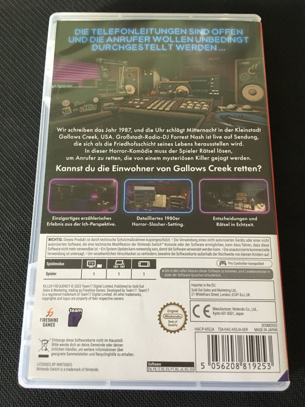 Nintendo Giochi: Killer Frequency für Nintendo Switch – Usato da St.Gallen venduto da sjosjo 1