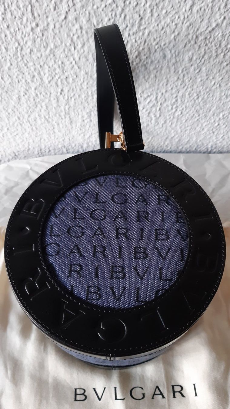 Bulgari Taschen für Damen: BULGARI Tasche Canvas + Leder blau "B Zero 1" – Gebraucht aus Basel von Fashionvictim 1