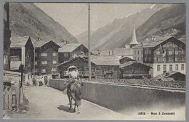 ZERMATT, *, RUE, ANIMÉE
