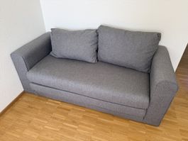 Schlafsofa grau ausklappbar guter Zustand gebraucht