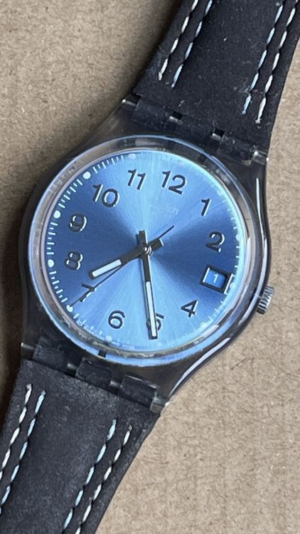 Swatch Montres: Swatch Gent Uhr, Lederarmband – D'occasion à Grenchen par chththl