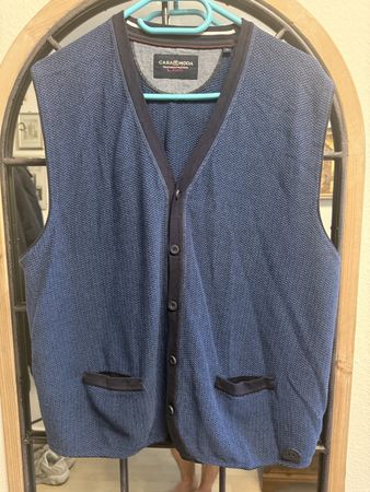 Casa Moda Strick Weste Gr.XL dunkelblau, wie neu, perfekt fü