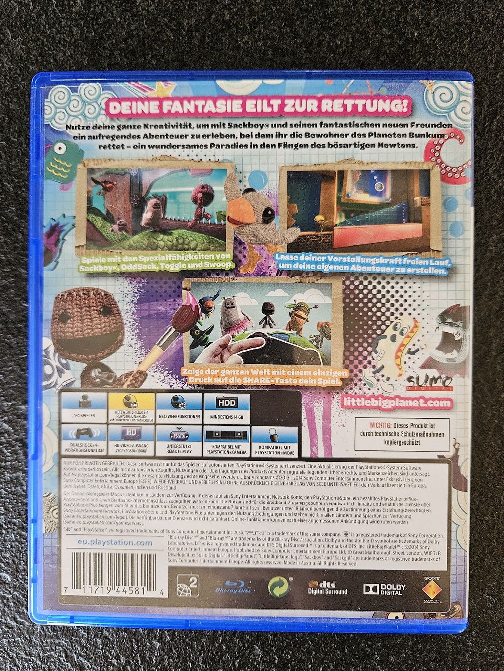 Sony Spiele: Little Big Planet 3 -=PS4 – Gebraucht aus Hägglingen von Ruwi 2