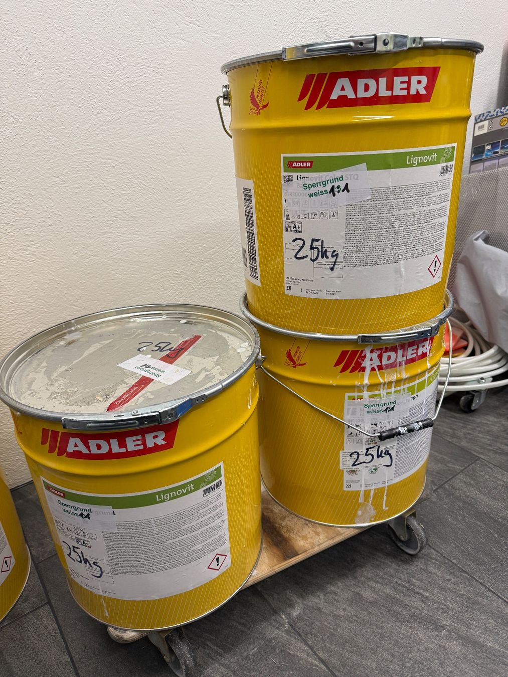 Colori: Adler Lignovit Profi Lasur weiss – Nuovo (secondo la descrizione) da Halden venduto da Remosa 1