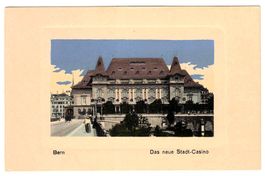 Karte Stadtcasino Bern 1914