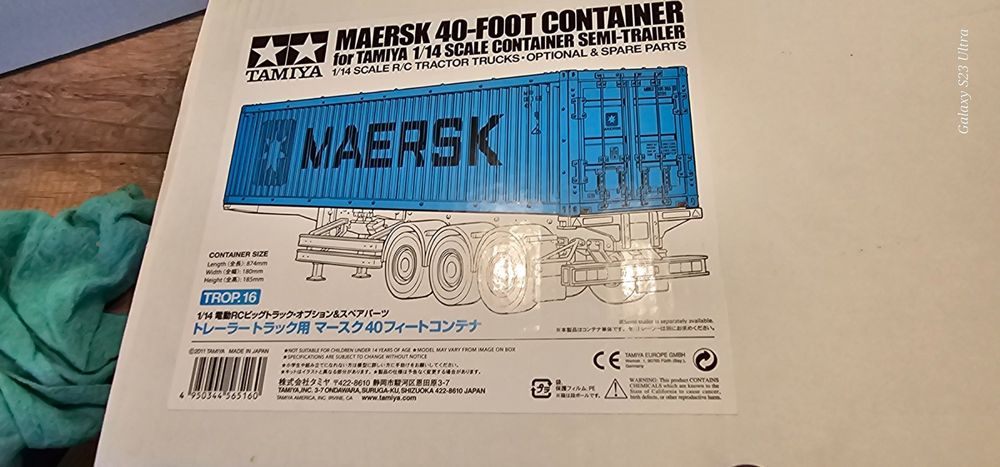 Tamiya Maersk 40-Foot Container (Neu und originalverpackt) in Wädenswil ...
