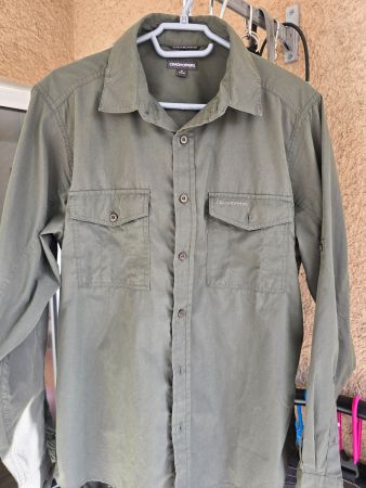 Herren Hemd Craghoppers Oliv, Grösse M, wie neu