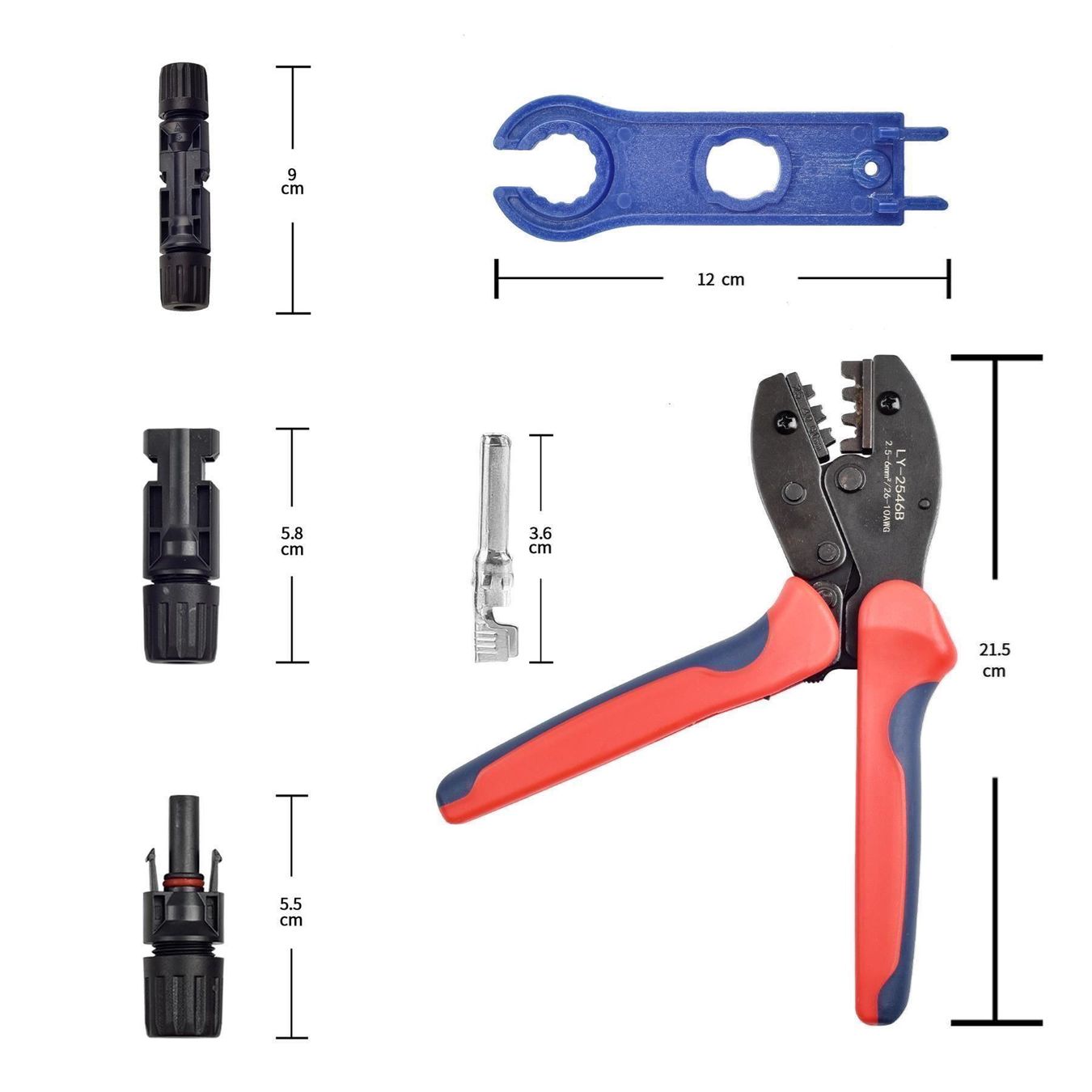 Dispositivi a energia solare: Solar Crimpzange MC4 Werkzeug Set – Nuovo (secondo la descrizione) da Thun venduto da thunshop 2