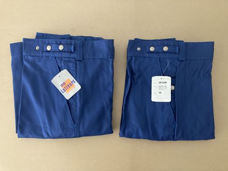 Neu 2× Lutteurs Arbeitshose schwerentflammbar blau in Gr. 56