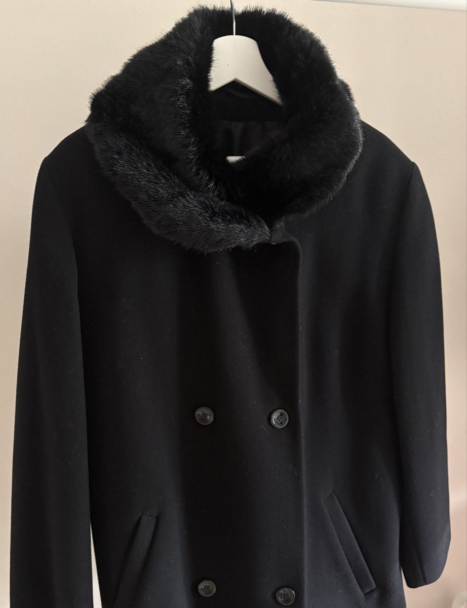 Cappotti: Vintage Black Wool Coat – Usato da Nyon venduto da My_wardrobe 6