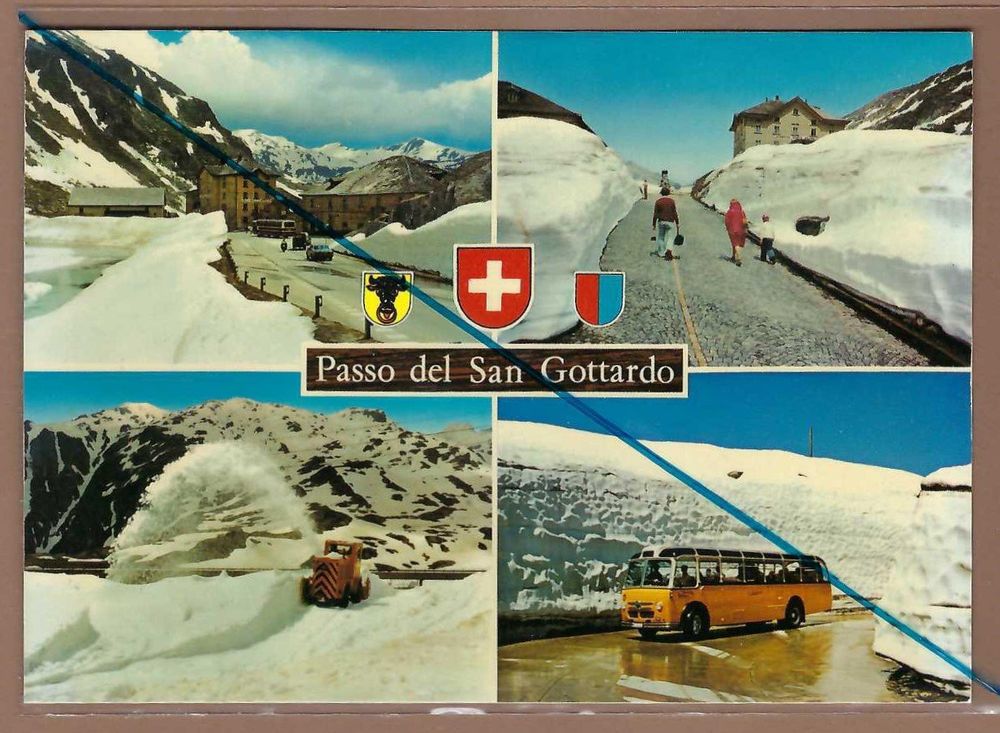 Gotthardpass. PTT Postauto. Saurer. | Kaufen auf Ricardo