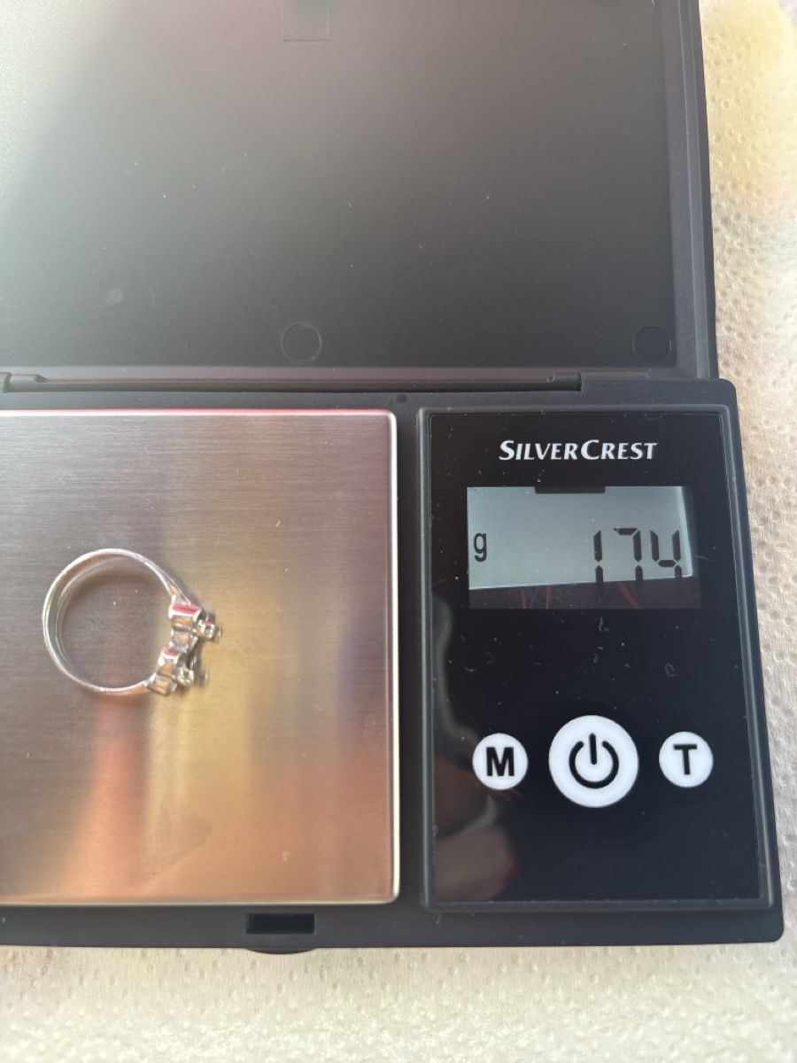 Anelli: Bague deux coeurs or blanc 18k – Usato da Versoix venduto da tem_f7yk 5