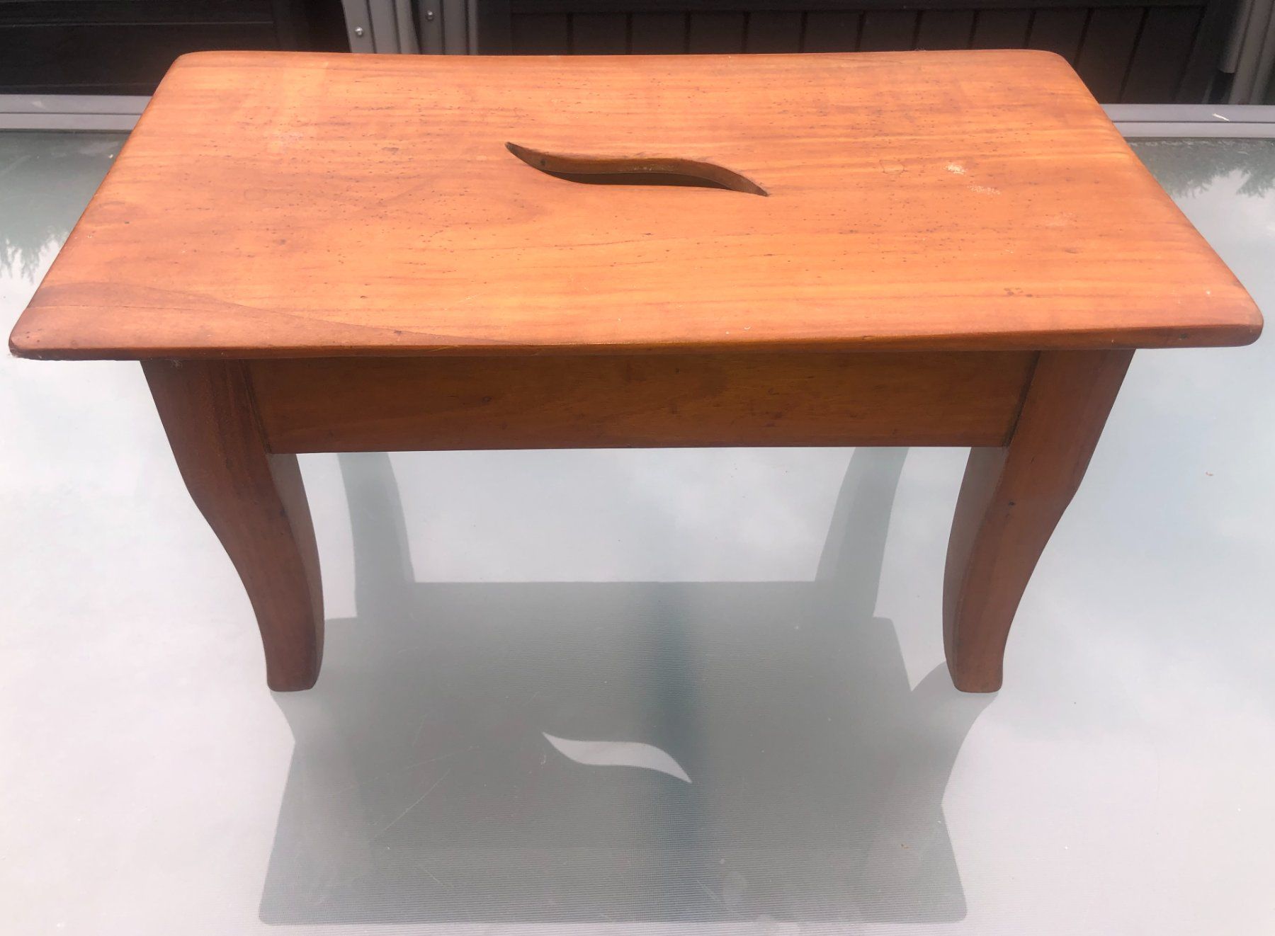 Sgabelli: repose pieds BIEDERMEIER en cerisier – Usato da Goldach venduto da Ady49 1