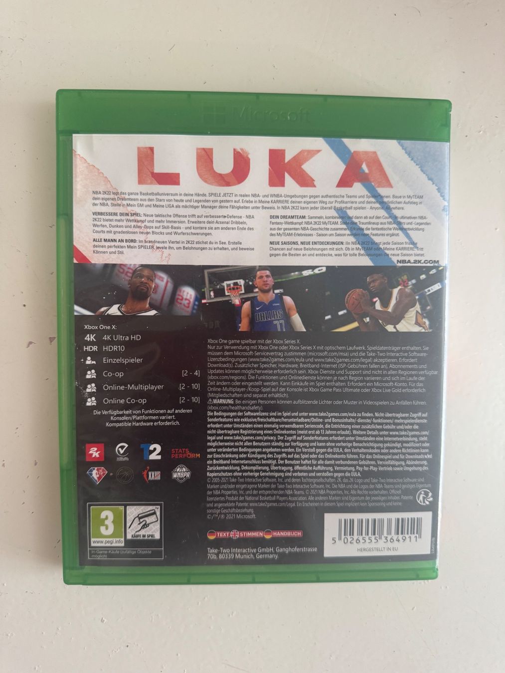 Microsoft Spiele: NBA. 2K. 22. (XBOX ONE) – Gebraucht aus Basel von san_2qlq 1