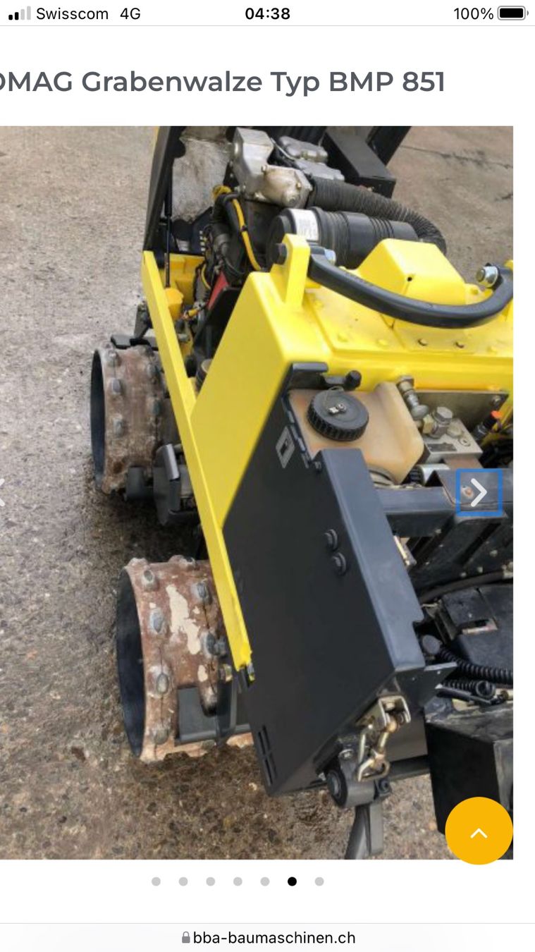 Bomag Tutte le macchine: Bomag Grabenwalze BMP 851 – Usato da Bülach venduto da labf 2