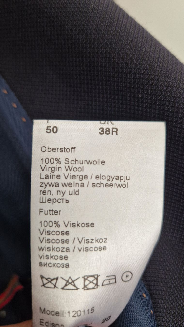 Jacken: 100% Schurwolle Sakko Digel 48 – Gebraucht aus Mülligen von Renatomorini 2