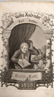 Volks-Kalender 1859 von Karl Steffens ab Fr. 1.-